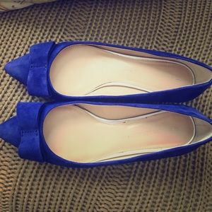 Banana Republic cobalt blue suede flats